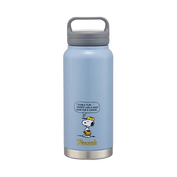 スクリューハンドル 真空ステンレスボトル 800ml スヌーピー 野球