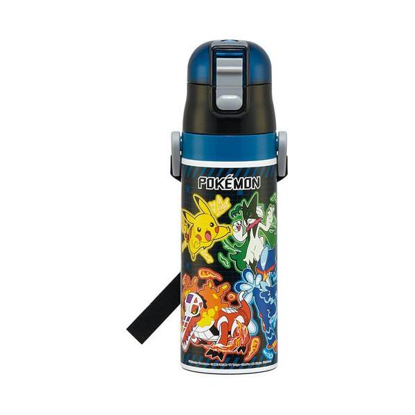 スケーター キッズ 直飲みステンレスボトル 470ml ポケモン25 ( 1個
