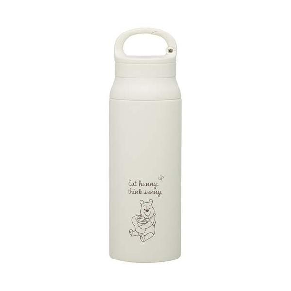 カラビナステンレス保冷ボトル 600ml ディズニー くまのプーさん ロゴ