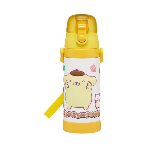 3Dデザイン ステンレス保冷ボトル 480ml サンリオ ポムポムプリン
