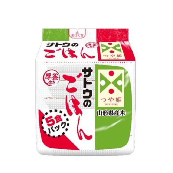 サトウのごはん 山形県産つや姫 ( 200g×5食パック )/ : 爽快ドラッグ