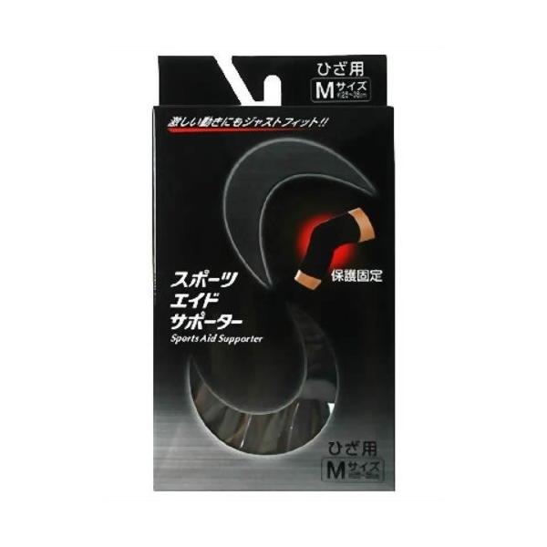 スポーツエイドサポーター ひざ ブラックM ( 1枚入 )/ : 爽快ドラッグ