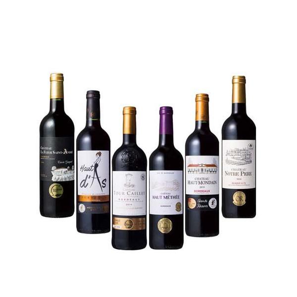 企画品)ボルドー 赤ワインセット ( 750ml×6本 )/ 国分ワイン : 爽快