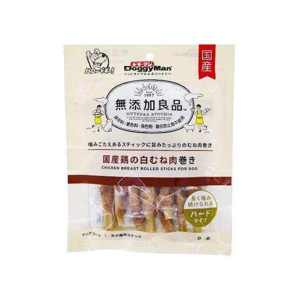 ドギーマン 無添加良品 国産鶏の白むね肉巻き ( 9本 ドギーマン 無添加良品 国産鶏の白むね肉巻き ( 9本