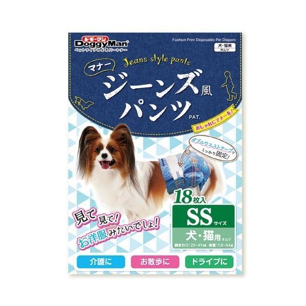 【新品未開封】ドギーマン ジーンズパンツ Sサイズ 18枚入り 8袋 soukai_4976555850635