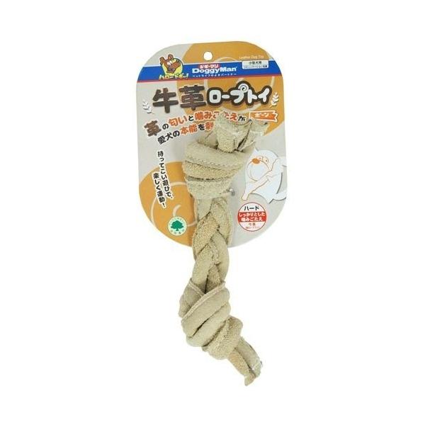 ドギーマン 牛革ロープトイ ボーン(1コ入)