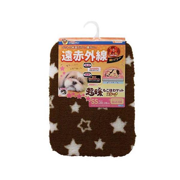 遠赤外線炭パワー 超暖もこほわマットSS スター ( 1個 )/ ドギーマン