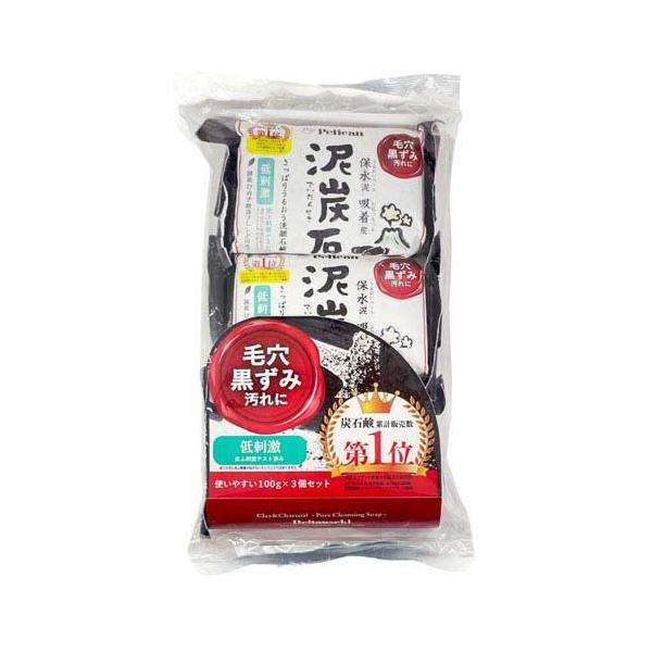 ペリカン石鹸 泥炭石めざめるん ( 100g×3個入 )/ 泥炭石シリーズ