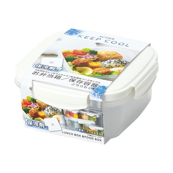 アクティア 保冷剤付フードボックス 正方形 D-6509 ( 1個 ) : 爽快