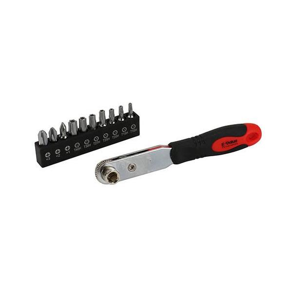 E-Value ラチェットドライバーセット トルクスネジ対応 ERD-128 ( 1
