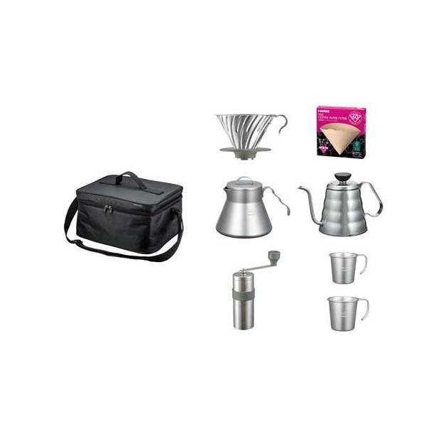 ハリオ V60アウトドアコーヒーフルセット O-VOCF ドリップ 収納バッグ