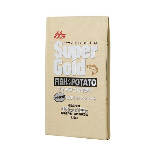 他サイト： スーパーゴールド フィッシュ＆ポテト 子犬・成犬用 ( 7.5kg )/ スーパーゴールド ( ドッグフード )の商品画像