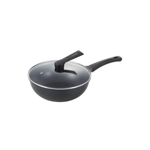 【ラスト！】蓋付属de Buyer IH可24cm銅ソテーパン ヨシカワ 菰田欣也 IH対応 深型フライパン 28cm ガラス蓋付 KO0045 ( 1