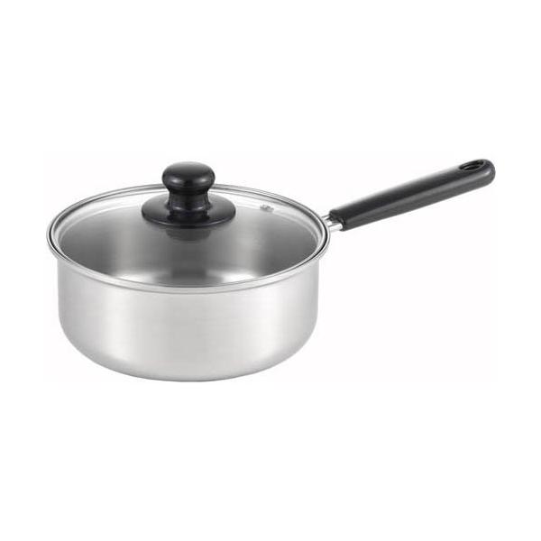 ヨシカワ IH対応 クック・ルック ベーシック 片手鍋 20cm SJ3772 ( 1個