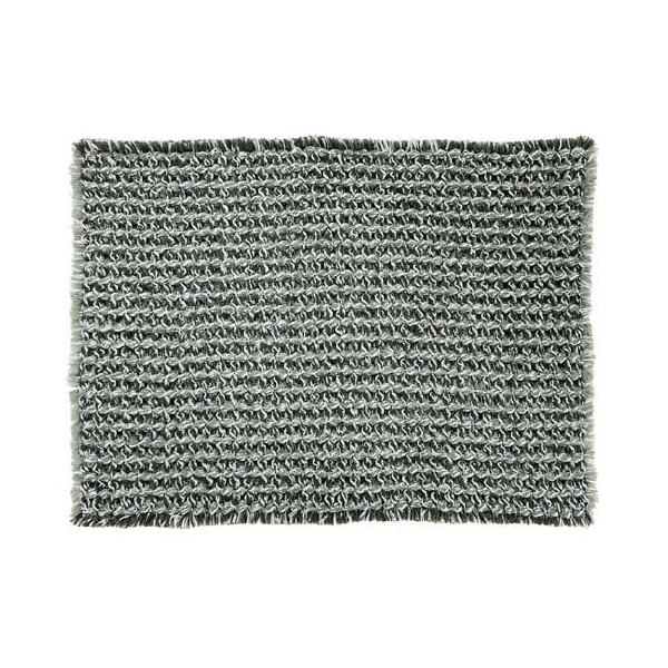 シュガーワッフル バスマット 約45×60cm グレー ( 1枚入