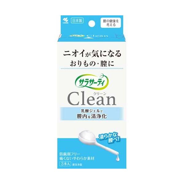 サラサーティ Clean(クリーン) 膣洗浄器 防腐剤フリー/衛生用品/ブランド：サラサーティ/【発売元、製造元、輸入元又は販売元】小林製薬/【サラサーティ Clean(クリーン) 膣洗浄器 防腐剤フリーの商品詳細】●乳酸ジェルで膣内洗浄●...