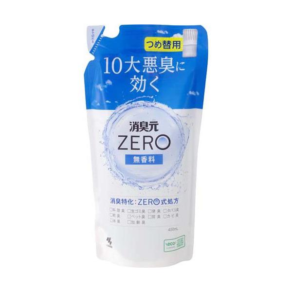 消臭元ZERO(ゼロ) つめ替用 無香料 消臭剤 ( 400ml )/ 消臭元 : 爽快