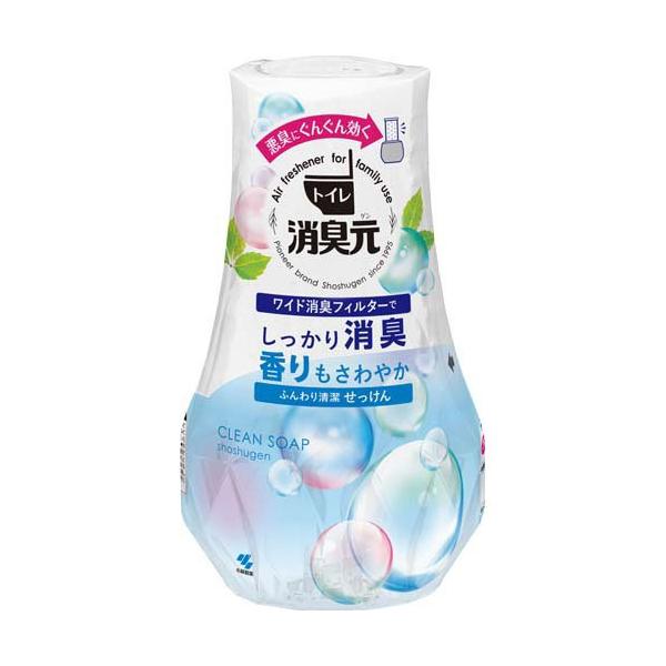 トイレの消臭元 消臭芳香剤 置き型 ふんわり清潔せっけん ( 400ml