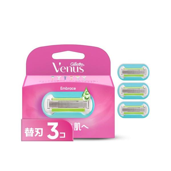ジレット ヴィーナス エンブレイス つるすべ肌へ ( 替刃3個入 )/ ジレット ヴィーナス(Gillette Venus)