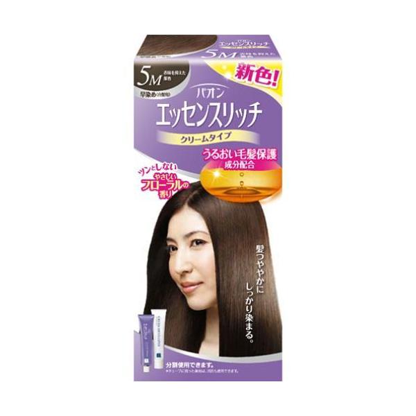 パオン エッセンスリッチ クリームタイプ 5M 赤味を抑えた栗色 ( 1