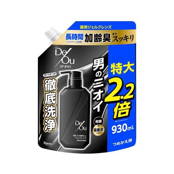 デ・オウ クレンジングウォッシュ 930mL つめかえ用 特大サイズ６個セット 4987241174416_01.jpg