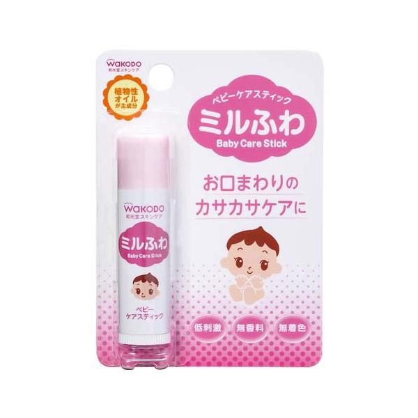 和光堂 ミルふわ ベビーケアスティック/ベビーヘルスケア/ブランド：ミルふわ/【発売元、製造元、輸入元又は販売元】アサヒグループ食品/【和光堂 ミルふわ ベビーケアスティックの商品詳細】●赤ちゃんの肌を考えて、水と油のバランスに着目したスキ...