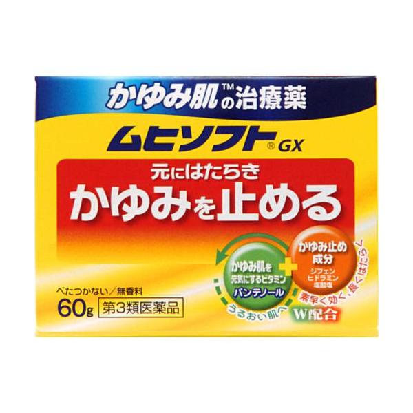 第3類医薬品)かゆみ肌の治療薬 ムヒソフトGX ( 60g(セルフメディ