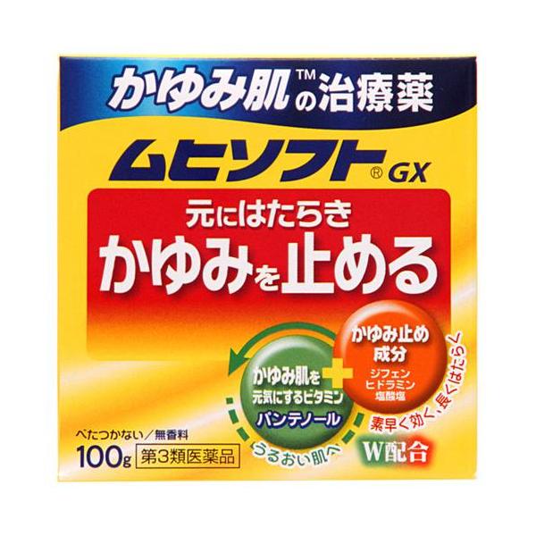 かゆい　商品ページ2、1と同時購入 第3類医薬品)かゆみ肌の治療薬 ムヒソフトGX ( 100g(セルフメディ