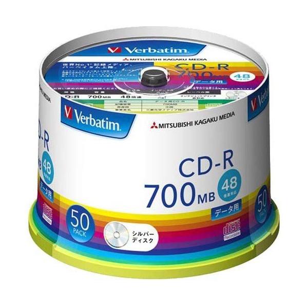 バーベイタム CD-R データ用 1回記録用 700MB 48倍速 SR80FC50V1 バーベイタム CD-R データ用 1回記録用 700MB 48倍速 SR80FC50V1