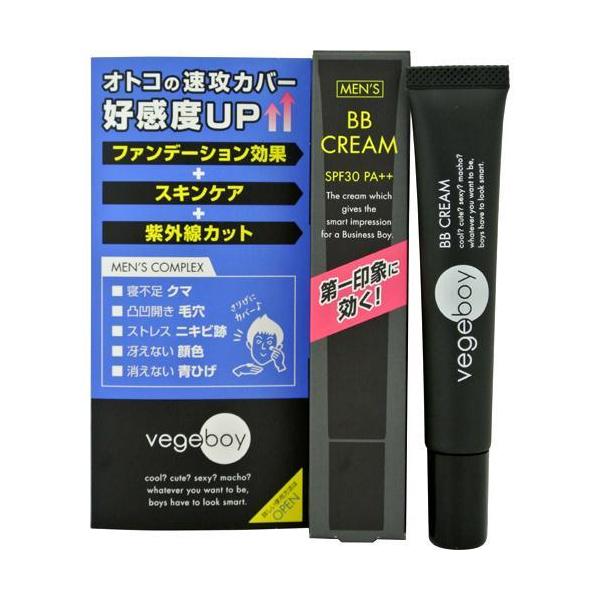 ベジボーイ BBクリーム/男性化粧品/ブランド：ベジボーイ/【発売元、製造元、輸入元又は販売元】石澤研究所/【ベジボーイ BBクリームの商品詳細】●スキンケアと同時に気になる部分(くま、ニキビ跡、毛穴など)をカバーしてくれる多機能クリーム。...