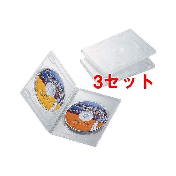 �G���R�� DVD�g�[���P�[�X CCD-DVD04CR ( 3�R��*3�R�Z�b�g )/ �G���R��(ELECOM)