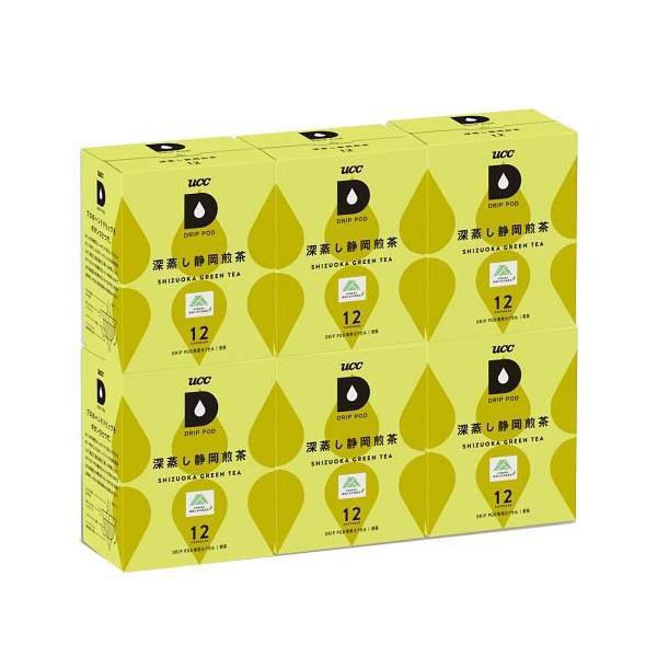 UCC ドリップポッド 深蒸し静岡煎茶 ( 12個入*6箱セット )/ ドリップ