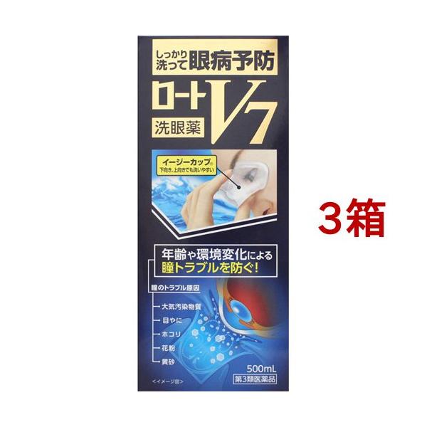 ロート V7洗眼薬(ブイ7洗眼薬 ブイセブン洗眼薬)/目の薬/ブランド：ロート/【発売元、製造元、輸入元又は販売元】ロート製薬/・単品JAN：4987241129270/【ロート V7洗眼薬の商品詳細】●イプロシン-アミノカプロン酸(抗炎症...