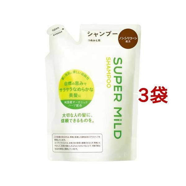 スーパーマイルド シャンプー 詰替用 ( 400ml*3袋セット )/ スーパーマイルド :522673:爽快ドラッグ - 通販 - Yahoo!ショッピング スーパーマイルド シャンプー 詰替用 ( 400ml*3袋セット )/ スーパーマイルド :522673:爽快ドラッグ - 通販 - Yahoo!ショッピング