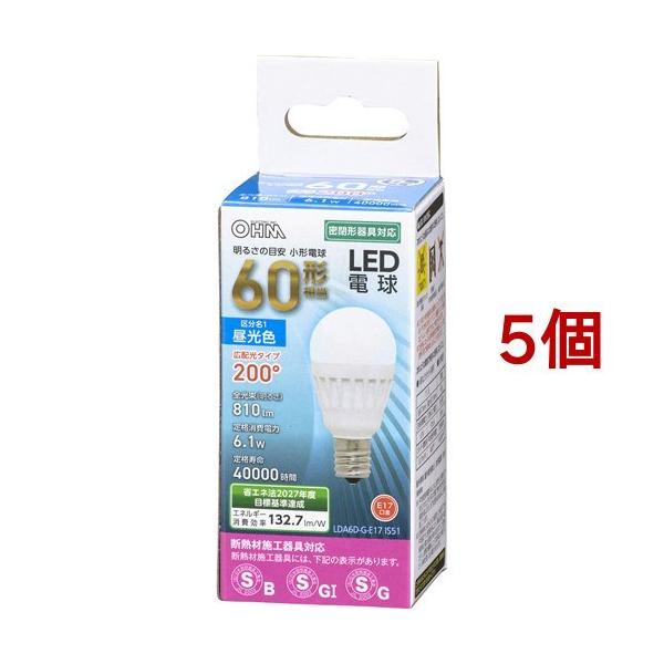 LEDd ` E17 60` F LDA6D-G-E17 IS51 ( 5Zbg )/ OHM