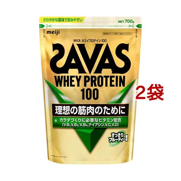 ザバス ホエイプロテイン100  すっきりフルーティー風味　2個 Amazon.co.jp: ザバス(SAVAS) ホエイプロテイン100 すっきり