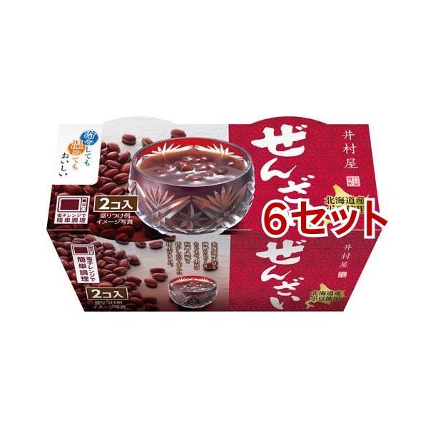 井村屋 和風2連パック ぜんざい ( 105g*2個入*6セット )/ : 爽快