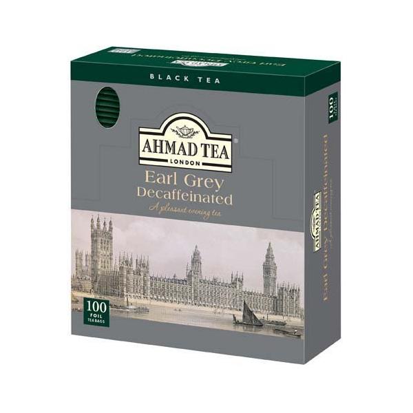 アーマッドティー ティーバッグ デカフェ アールグレイ 個包装 【 AHMAD TEA 】 ( 100袋 )/ アーマッド(AHMAD)