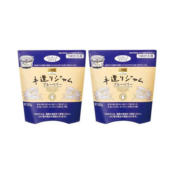 カンピー ザ・プレミアム 手造りジャムブルーベリーつめかえ用 ( 500g