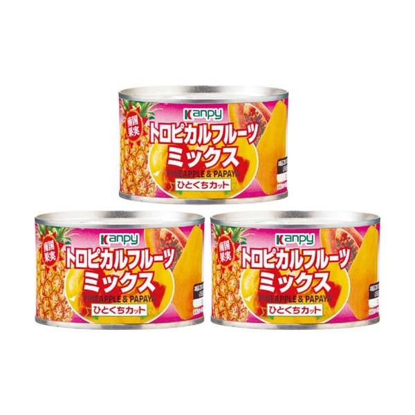 ぴか 2 缶 カンピー トロピカルフルーツミックス EOF2号 缶 ( 227g*3缶セット