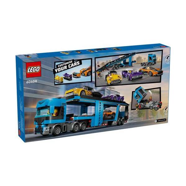 組み立て説明書 - ダウンロード レゴ シティ スポーツカー輸送車 60408