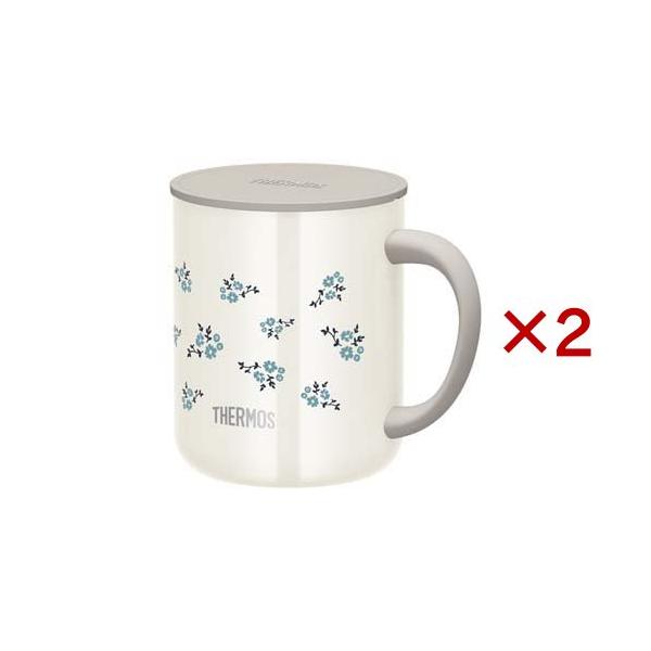 サーモス 真空断熱マグカップ 450ml ブルーフラワー JDG-452LTD B-FL