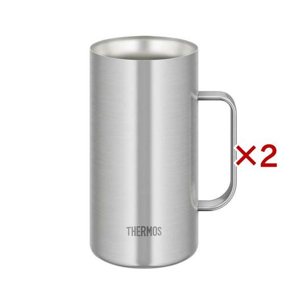 サーモス 真空断熱ジョッキ 1000ml ステンレス1 JDK-1001 S1 ( 2セット