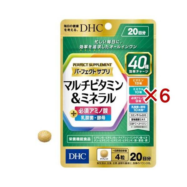 DHC パーフェクトサプリ マルチビタミン＆ミネラル 20日分 ( 80粒×6