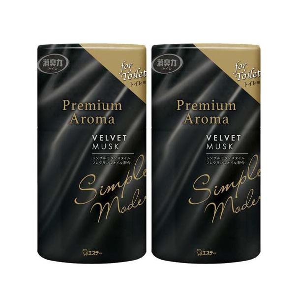 トイレの消臭力 プレミアムアロマ ベルベットムスク ( 400ml×2セット