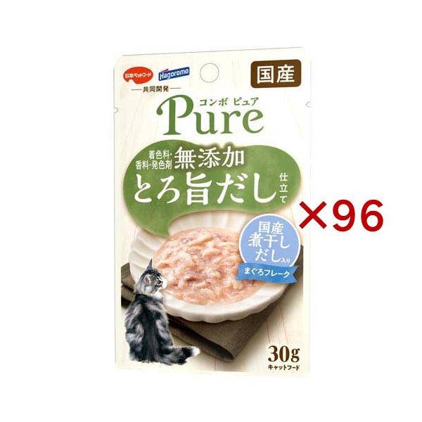 コンボ ピュア キャット パウチ まぐろ 国産煮干しだし入り ( 30g×96
