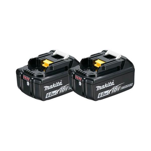 マキタ 純正 バッテリー 18V 6.0Ah BL1860B A-60464 国内正規品 ( 2