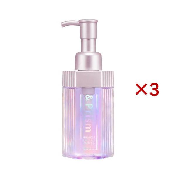 PiM ヘアオイル 100ml 3本セット アンドプリズム ミラクル シャイン ヘアオイル ( 100mL×3セット