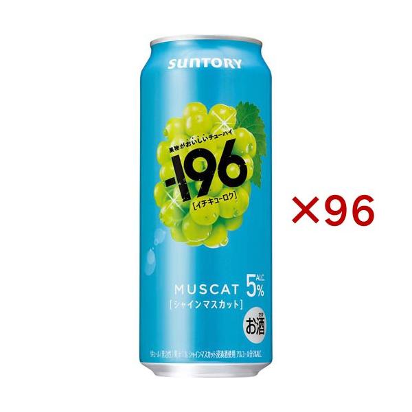 サントリー -196 シャインマスカット ( 24本入×4セット(1本500ml