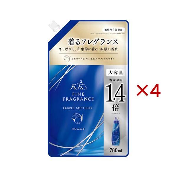ファーファ ファインフレグランス オム 詰替 ( 780ml×4セット